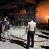 Respon Cepat Laporan 110, Polres Lamongan Bantu Tangani Kebakaran Gudang di Sukodadi
