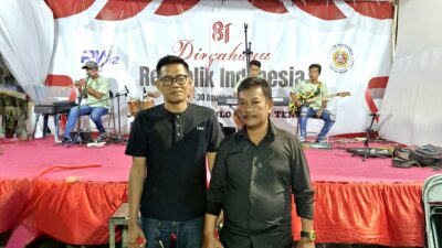 HUT RI Ke- 81,  RW 12 Kelurahan Ujung Gelar Pagi Jalan Sehat, Malam Goyang Dangdut