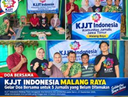 KJJT Indonesia Malang Raya Gelar Doa Bersama Serentak untuk 5 Jurnalis yang Belum Ditemukan