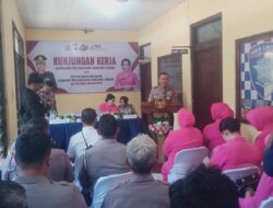 Kunjungan Kerja Kapolres Pelabuhan Tanjung Perak AKBP Irwan Di Polsek Semampir 