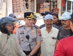 Polisi Bersama Masyarakat  Kapolresta Sumenep Blusukan di Pasar Anom Serap Aspirasi dan Perkuat Kamtibmas